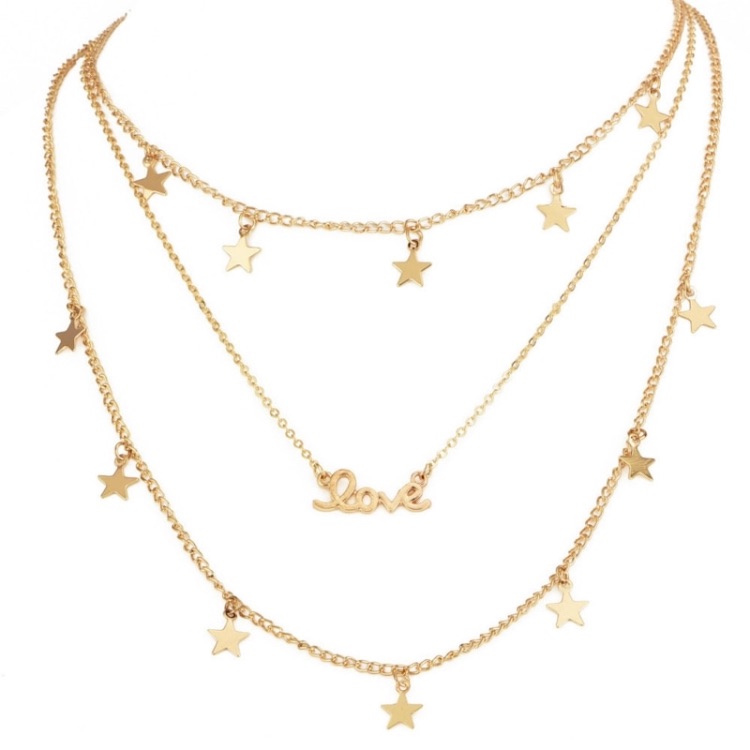 Star Love Multilayer Delicate Choker Necklace